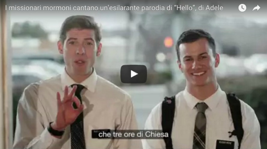 I missionari mormoni cantano un’esilarante parodia di “Hello”, di Adele