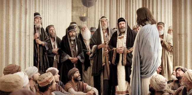 Gesù insegna a Gerusalemme