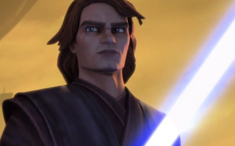 Anakin in Star Wars: La guerra dei Cloni