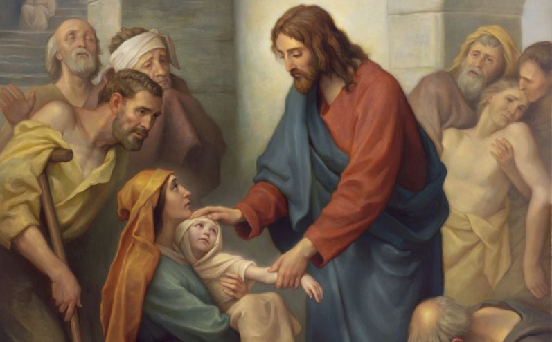 Gesù guarisce i malati
