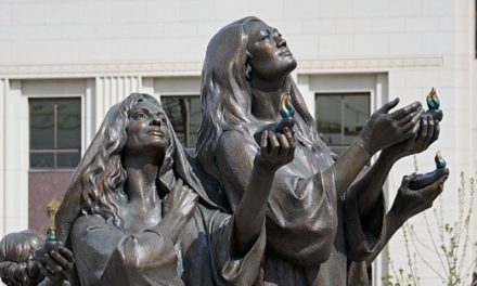 Nuova statua a Temple Square: celebra le donne di fede della parabola delle “Cinque vergini sagge”